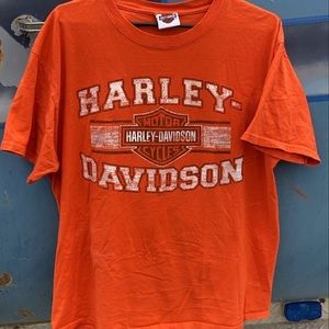 Harley Davidson Orange T-Shirt